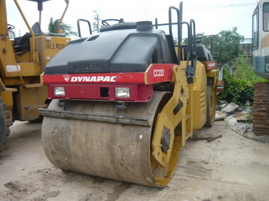 รถบด 7 ตัน Dynapac CC222 รถเก่านอก สภาพดี ระบบสมบูรณ์ ไม่ได้ใช้งาน เอกสารครบ