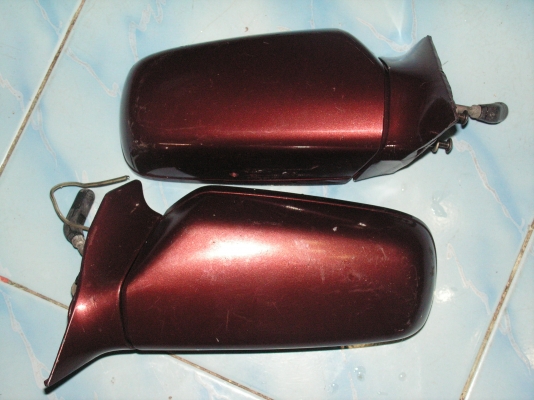 กระจกข้างปรับมือ