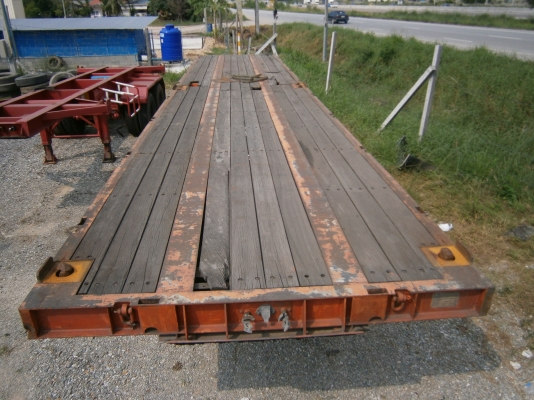 ขายหางพื้นเรียบ 2 เพลา ต่อจาก SMM  สภาพสวย พร้อมใช้งาน