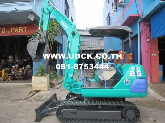 ขายรถขุดเล็ก KOMATSU รุ่น PC25-1- แทร็กเหล็ก มือสองญี่ปุ่น