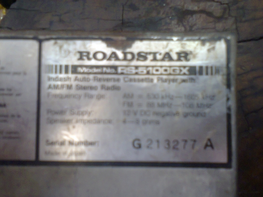 วิทยุติดรถ ยุคเรโทร ROADSTAR .