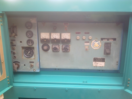 ขายเครื่องปั่นไฟ 125 KVA  เครื่อง Komutsu S6D 110 เซตนอก