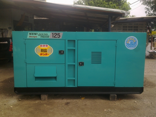 ขายเครื่องปั่นไฟ 125 KVA  เครื่อง Komutsu S6D 110 เซตนอก