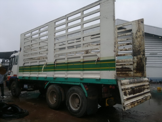 ขายรถพ่วง 22 ล้อ 2 เพลา แม่-ลูก กระบะเหล็กคอกเกษตรไม่ดั้ม HINO FM3MNLD วางเครื่อง.P11C วางหัว.HINO PROFIA รถสวยราคาย้อมๆ รีบจองด่วน