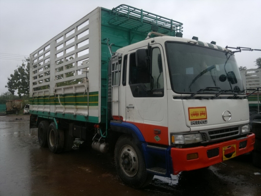 ขายรถพ่วง 22 ล้อ 2 เพลา แม่-ลูก กระบะเหล็กคอกเกษตรไม่ดั้ม HINO FM3MNLD วางเครื่อง.P11C วางหัว.HINO PROFIA รถสวยราคาย้อมๆ รีบจองด่วน