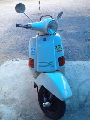 ขายด่วน Vespa150 ทะเบียนแท้โอน ขนส่ง
