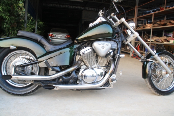 ขาย steed 400 แต่งมาเต็ม หน้ายาว อินวอย สรรพสามิต เครื่องดี ขับกลับได้เลย 59000