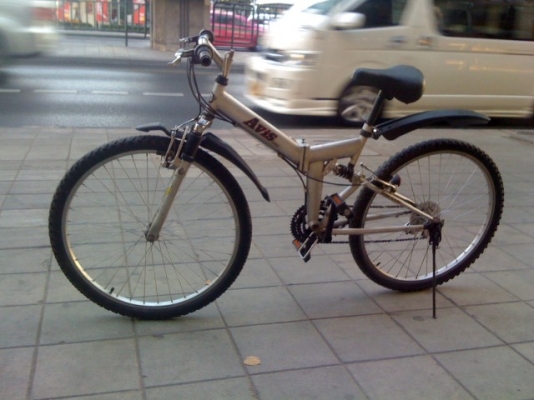 จักรยานเสือภูเขา "พับได้" ล้อเนียม ขอบ26 8เกียร์ 3900