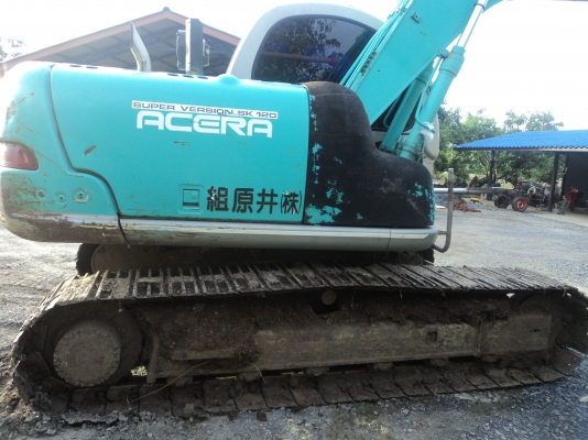 ขายด่วน KOBELCO SK120 MARK V  ใบแทรค 60 รถสวย ครบทุกอย่าง รถทำงานอยู่
