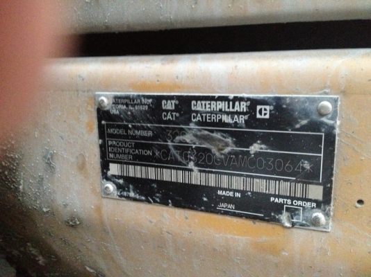 Cat320c -japan-เครื่องปั้มดีเอกสารอินวอย