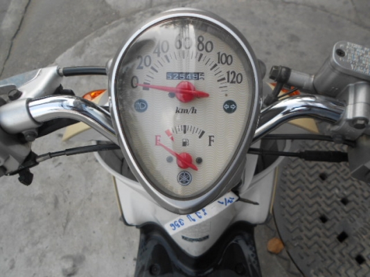 ัYamaha Fino เครื่องดี ชุดสีสวย ฝั่งซ้ายไม่หอน