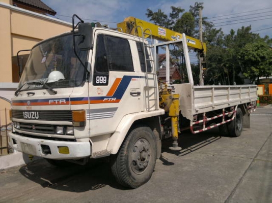 ขายรถ 6 ล้อ กระบะคาร์โก้ ติดตั้งเครน TADTNO SuperZ500 ISUZU JCR300Y รถสวย เครื่อง.6BD1-165 แรง