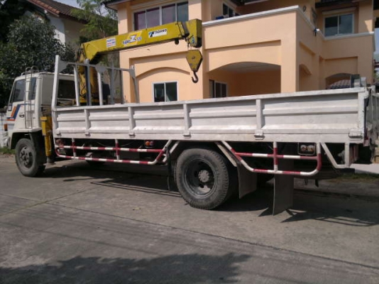 ขายรถ 6 ล้อ กระบะคาร์โก้ ติดตั้งเครน TADTNO SuperZ500 ISUZU JCR300Y รถสวย เครื่อง.6BD1-165 แรง