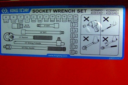 บล็อคชุด KINGTONY