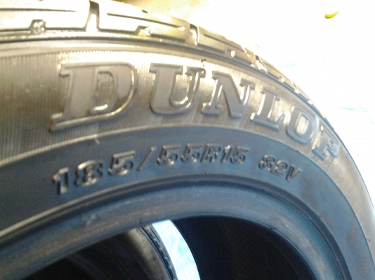 dunlop 185/55/15  ส่งทั่วไทย