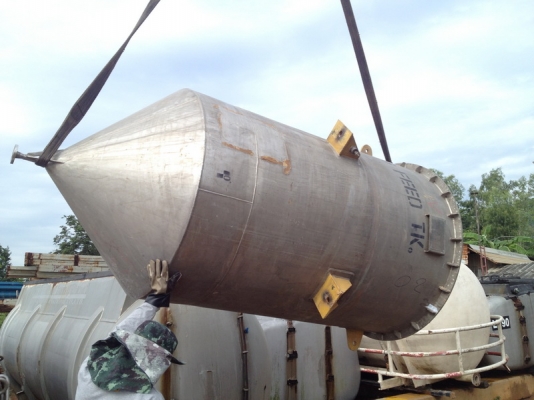 ขายถุงสแตนเลส ขนาด 2,000 ลิตร สภาพสวยมาก ภายในสะอาด มีฝา พร้อมใช้