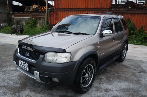 FORD ESCAPE ปี 2003 ตัว TOP ขายรถสวย เดิมๆ ติดแก็ส LPG หัวฉีด หลังคา sunloop ARIBAG เบรค ABS เครื่องวิ่งดี ช่วงล่างแน่น แอร์เย็นๆ ล้อ MAX แต่ง กระจกไฟฟ้า เบาะหนัง ภายในสภาพสวย สีสวย รถพร้อมใช้งาน จัดไฟแนนได้ FORD ESCAPE ปี 2003 ตัว TOP ขายรถสวย เดิมๆ ติดแก็ส LPG หัวฉีด หลังคา sunloop ARIBAG เบรค ABS เครื่องวิ่งดี ช่วงล่างแน่น แอร์เย็นๆ ล้อ MAX แต่ง กระจกไฟฟ้า เบาะหนัง ภายในสภาพสวย สีสวย รถพร้อมใช้งาน จัดไฟแนนได้