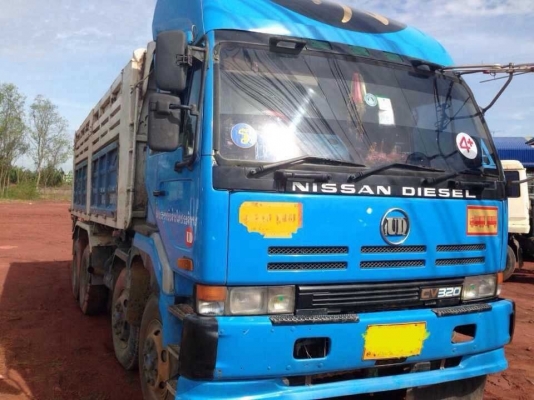 นิสสัน ยูดี เครื่อง PF 350 แรง เกียร์ฟูลเล่อร์ อิลตัน 2 เพลา ดัมพ์แม่-ลูก 24 ล้อ