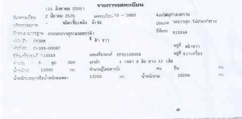 นิสสัน ยูดี เครื่อง PF 350 แรง เกียร์ฟูลเล่อร์ อิลตัน 2 เพลา ดัมพ์แม่-ลูก 24 ล้อ