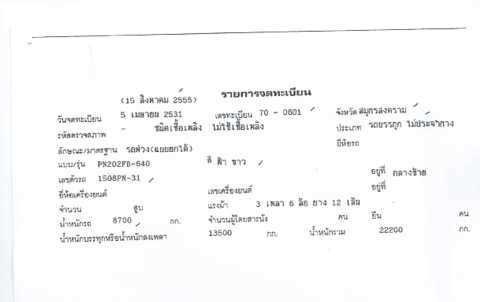 นิสสัน ยูดี เครื่อง PF 350 แรง เกียร์ฟูลเล่อร์ อิลตัน 2 เพลา ดัมพ์แม่-ลูก 24 ล้อ