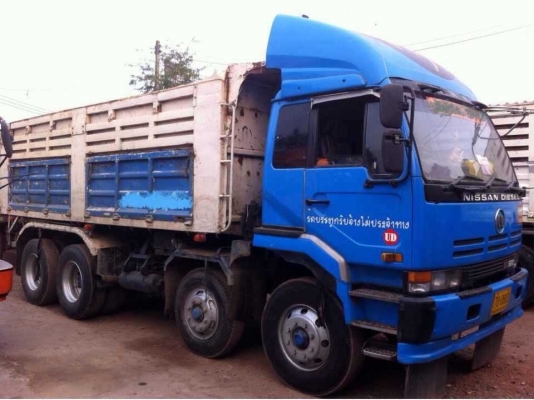 นิสสัน ยูดี เครื่อง PF 350 แรง เกียร์ฟูลเล่อร์ อิลตัน 2 เพลา ดัมพ์แม่-ลูก 24 ล้อ