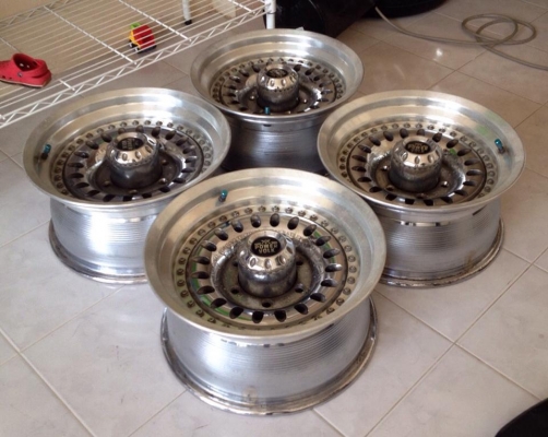 ขายล้อหยดน้ำ RAYS POWER VOLK 3 ชิ้นแท้ 16x8" ออฟ+6 6/139.7 ประมูลจากญี่ปุ่น
