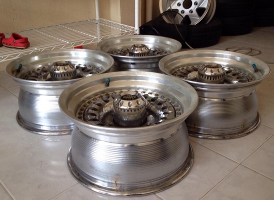ขายล้อหยดน้ำ RAYS POWER VOLK 3 ชิ้นแท้ 16x8" ออฟ+6 6/139.7 ประมูลจากญี่ปุ่น