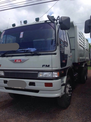 ขายรถบรรทุกสิบล้อดัมพ์ HINO 3M เครื่องเดิม 240 แรง ปี 39 กระบะดัมพ์สามมิตร ทะเบียนพร้อม