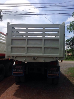 ขายรถบรรทุกสิบล้อดัมพ์ HINO 3M เครื่องเดิม 240 แรง ปี 39 กระบะดัมพ์สามมิตร ทะเบียนพร้อม