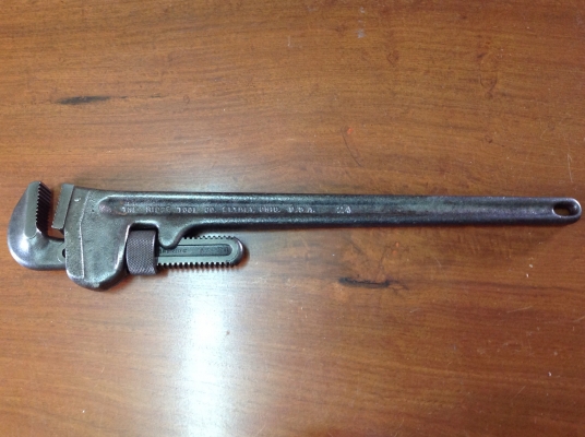 ขายคอม้าโบราณ RIDGID 24" ปี 1929 อายุ 85 ปี