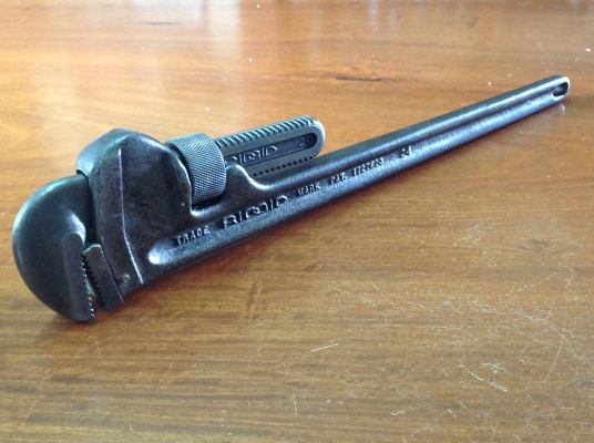 ขายคอม้าโบราณ RIDGID 24" ปี 1929 อายุ 85 ปี