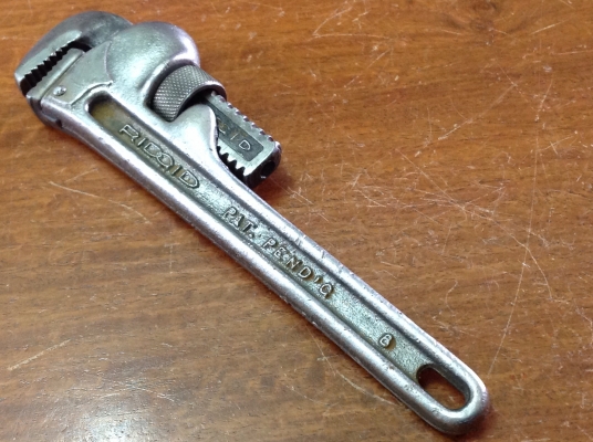 ขายคอม้าโบราณ RIDGID 8" ปี 1929 อายุ 85 ปี