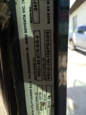 Komatsu WB93R-5 (เทียบเท่า JCB 3CX Site Master) ปี 2007 สภาพสวย นำเข้าจากยุโรป