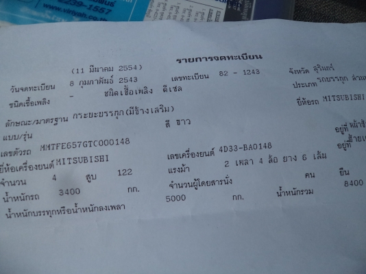 ขายถูกๆคับ((385000บาท)) รถ6ล้อมิตซูห้างแท้ช่วงยาว5เมตร สภาพดีพร้อมใช้งาน