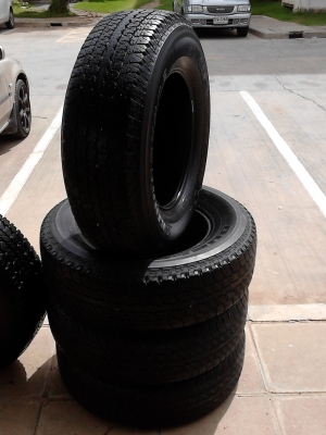 245/70R16 BRIDGE STONE DUELER H/T 840 มีชุด 4 เส้น โทร.081-427-3941 245/70R16 BRIDGE STONE DUELER H/T 840 มีชุด 4 เส้น โทร.081-427-3941