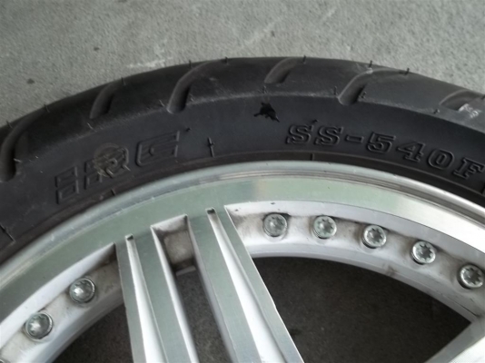 ขายล้อแม็ค lamboni พร้องยางขอบ12 (ไม่ต้องใช้ยางใน)