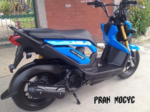 ขายZoomer-xสีน้ำเงินดำ ปี2557 ((ไมล์เเท้ๆเเค่1500 โล))