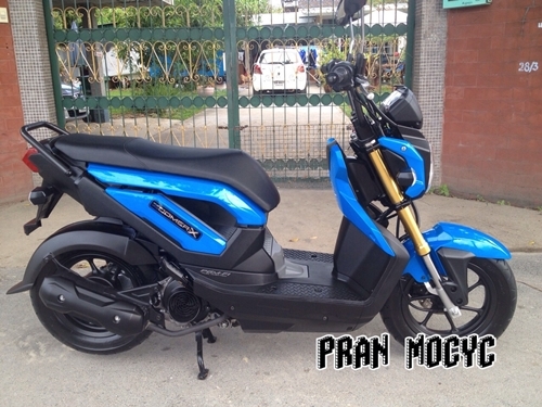 ขายZoomer-xสีน้ำเงินดำ ปี2557 ((ไมล์เเท้ๆเเค่1500 โล))