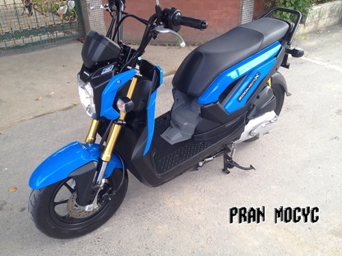 ขายZoomer-xสีน้ำเงินดำ ปี2557 ((ไมล์เเท้ๆเเค่1500 โล))