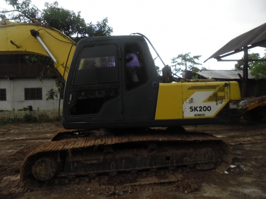 ขายรถแบคโฮ KOBECO SK 200 MARK3 รุ่นกลองเดี่ยวเอกสารใบอินวอยล์