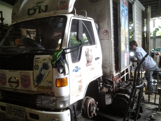 HINO -BU142R เครื่อง 15B เครื่อง 136 แรงม้า ปี46 ตู้บรรทุก 6ล้อ ขายตามสภาพ ทะเบียนพร้อมโอน