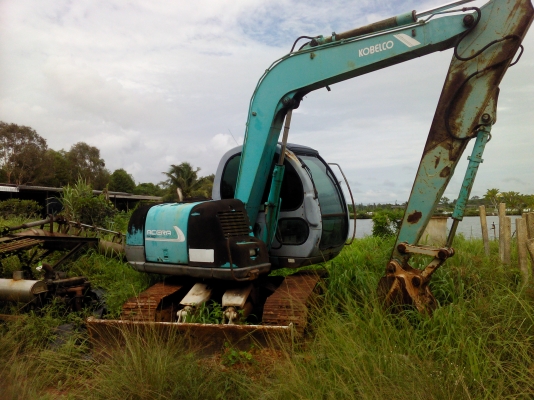 ขายรถแบคโฮ KOBELCO sk 60-5 บูมอามร์ยาวพิเศษพร้อมใช้ราคาถูก