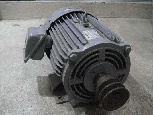 ขายมอเตอร์ Mitsubishi 5HP 1Phase 220V. 4POLE