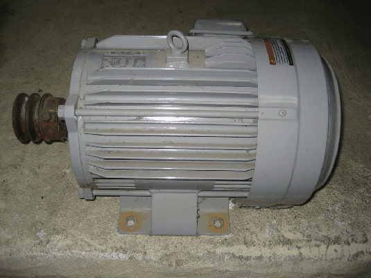 ขายมอเตอร์ Mitsubishi 5HP 1Phase 220V. 4POLE