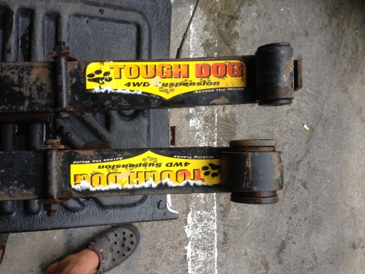 โช็คหน้า+สปริง+โช็คหลัง+แหนบ = TOUGH DOG