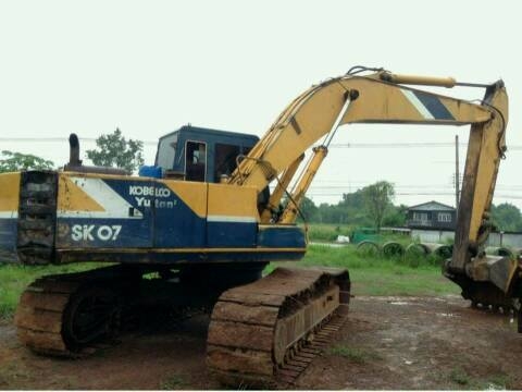 **พร้อมหาเงิน!!! 850,000 บ.ต่อรอง**ขายแพ็คคู่ แบคโฮ+เทเลอร์ แบคโฮ KOBELCO MARK2 200 SK07 เครื่องเดิมปั้มเดิม เครื่องดี ปั้มดี แรงดี ทำงานไม่โหลด บูมอาร์มสวยไม่ปะไม่ดาม เอวดี แน่นดี ช่วงล่าง70-80\% โซ่ดี แทร็กครบ เฟรมไม่ผุ โรลเลอร์ดี สป็อคเก็ต ล้อนำ โอเค บอ