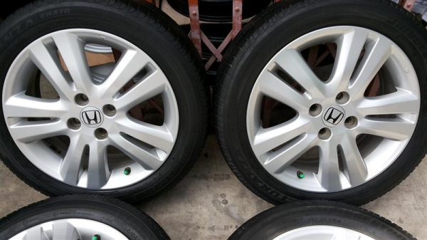 ล้อ Honda Jazz ขอบ 16 ยางบริสโตน 185 55 16 ล้อ Honda Jazz ขอบ 16 ยางบริสโตน 185 55 16