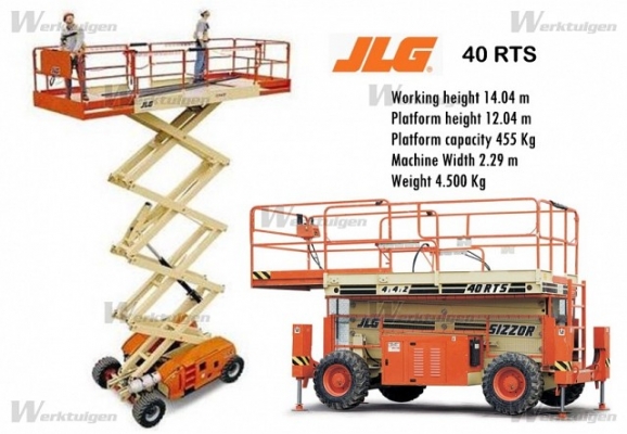 ลิฟท์กรรไกร JLG 40RTS พร้อมใช้งาน เจแอลจี ลิฟท์กรรไกร JLG 40RTS พร้อมใช้งาน เจแอลจี