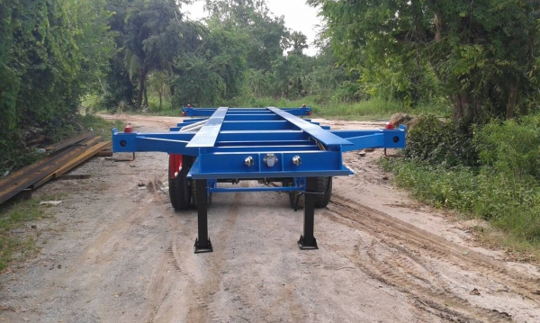 รถเทรลเลอร์นำลาภ มงคลสยาม ขายหางก้างปลา  20 ฟุต 2  เพลา  ใหม่