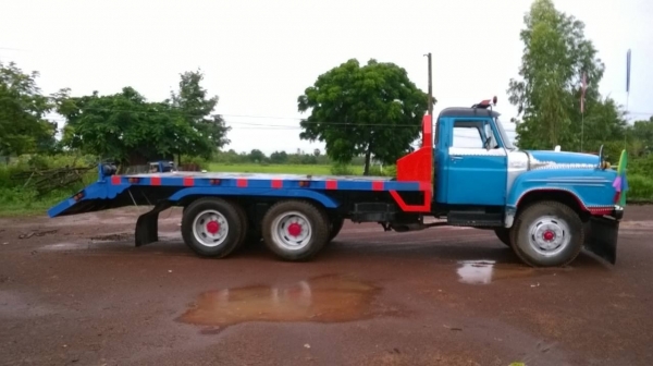 ขายเทนเลอร์ 10 ล้อหัวยาว 2 เพลาใหญ่ FUSO เครื่อง EH700 168 แรงม้า สโลว์กลาง พวงมาลัยพาวเวอร์ ทะเบียนพร้อมโอน